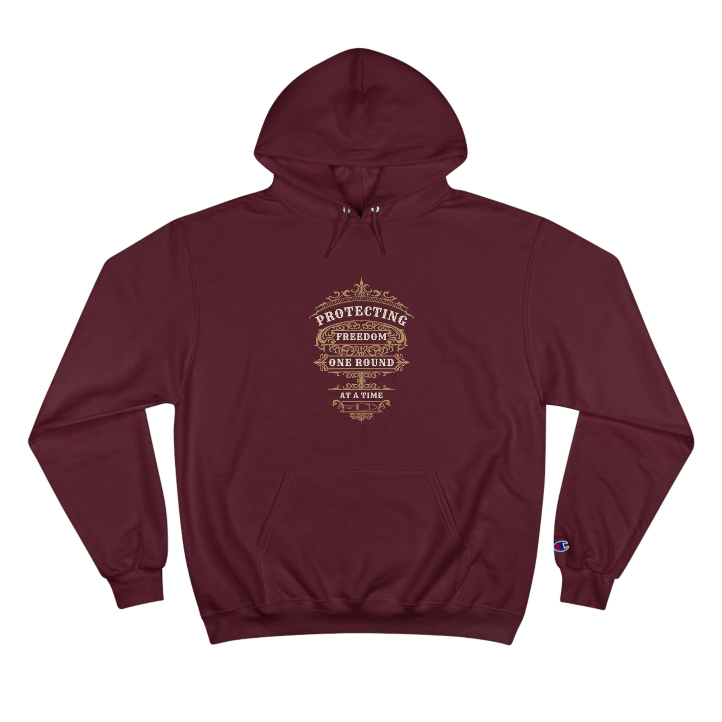 Protecting Freedom, One Round at a Time - Champion Hoodie