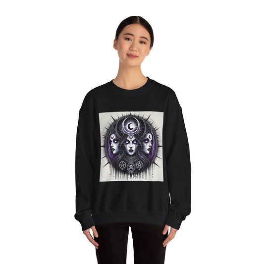 Triple Goddess - Unisex Heavy Blend Crewneck Sweatshirt