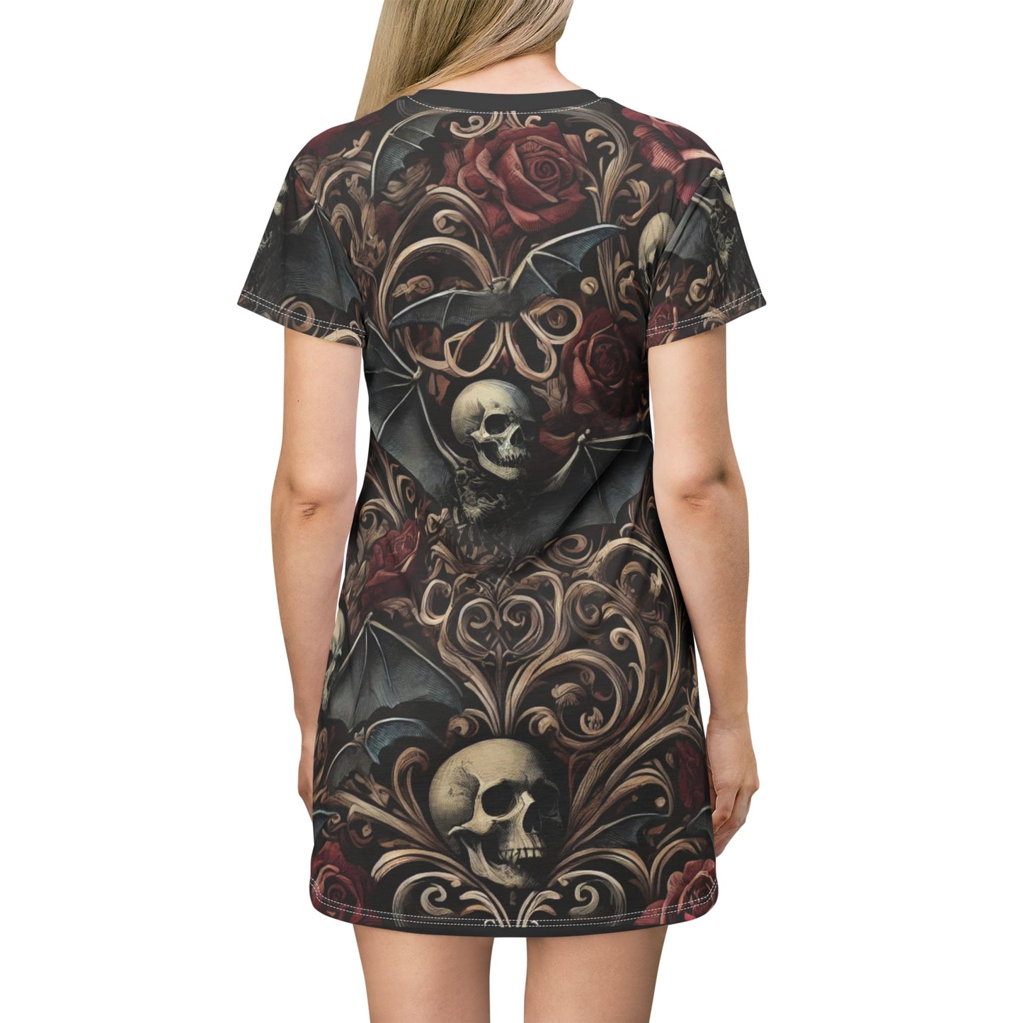 Nocturnal Elegy - T-Shirt Dress (AOP)