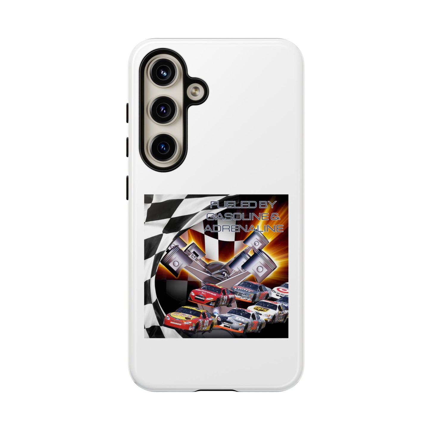 Fueled by Gasoline & Adrenaline - Tough Phone Case