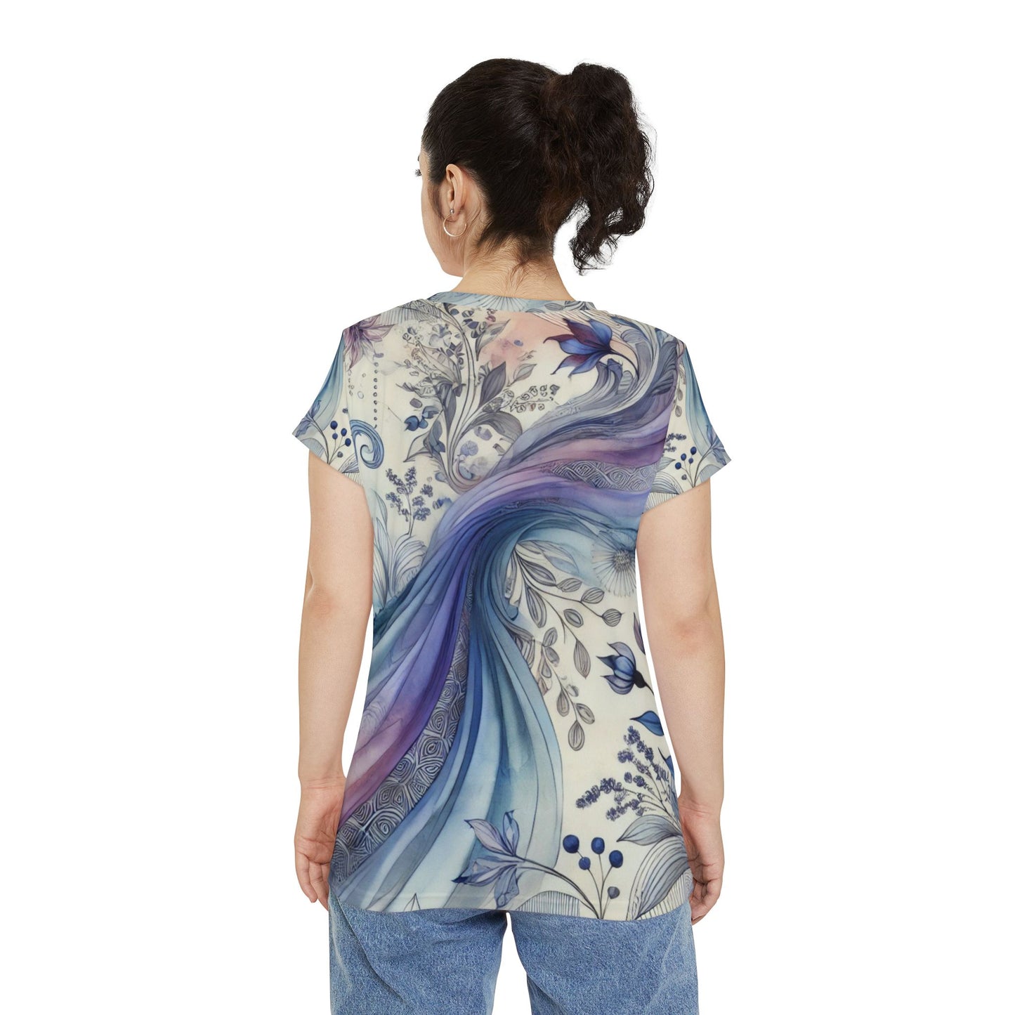 Twilight Bloom - Women's Short Sleeve Shirt Tee