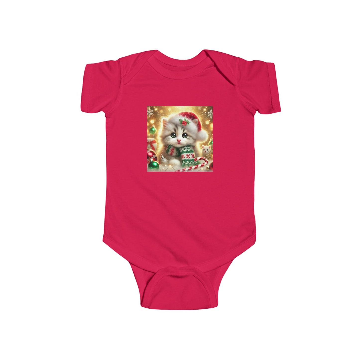 Purr-fectly Merry Christmas - Infant Fine Jersey Bodysuit