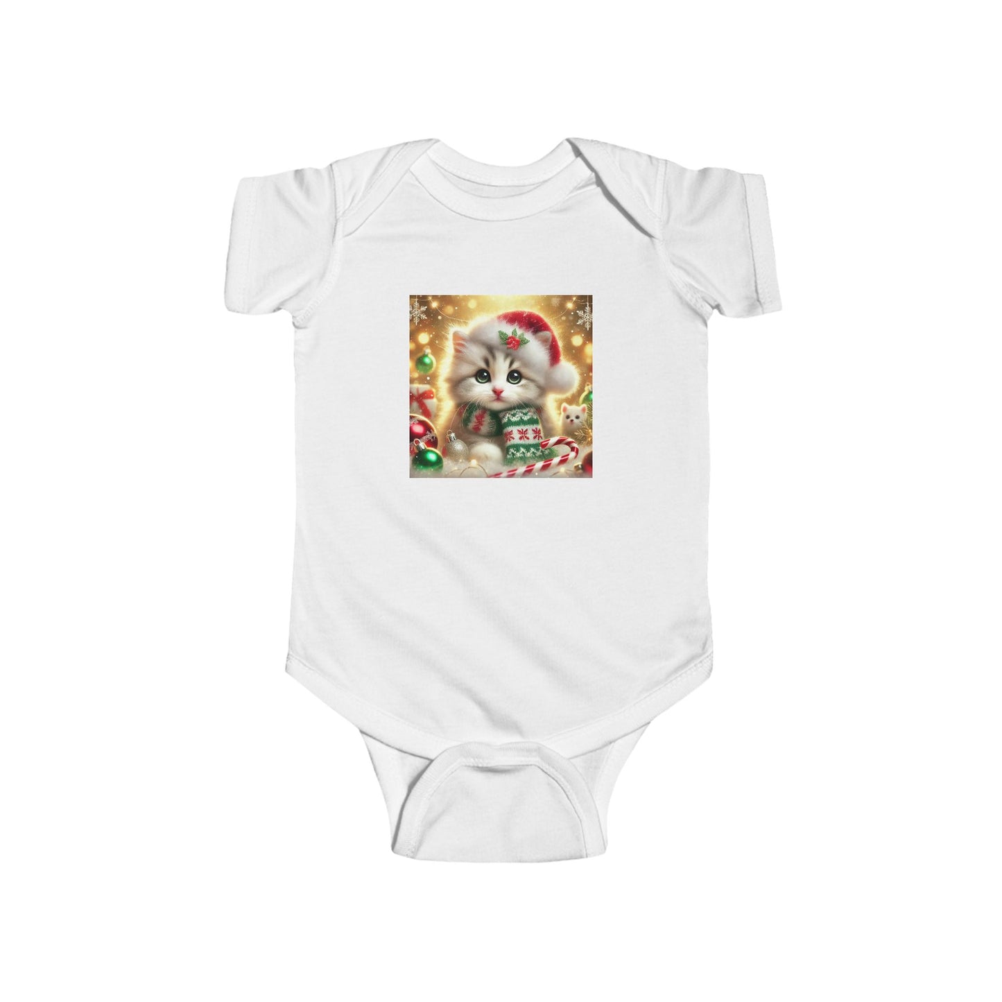 Purr-fectly Merry Christmas - Infant Fine Jersey Bodysuit