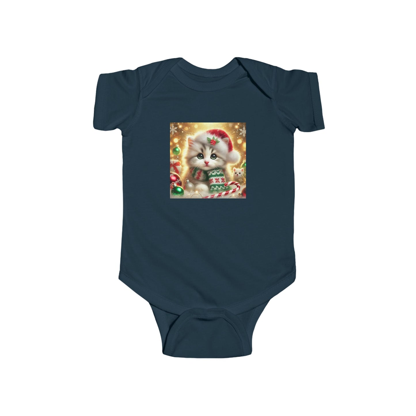 Purr-fectly Merry Christmas - Infant Fine Jersey Bodysuit