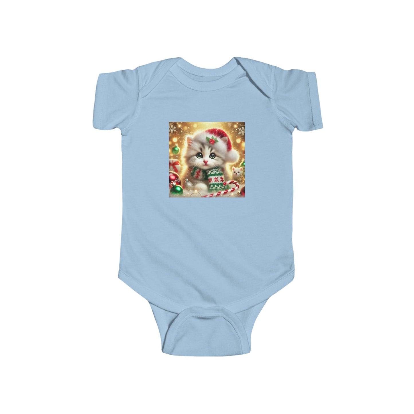 Purr-fectly Merry Christmas - Infant Fine Jersey Bodysuit