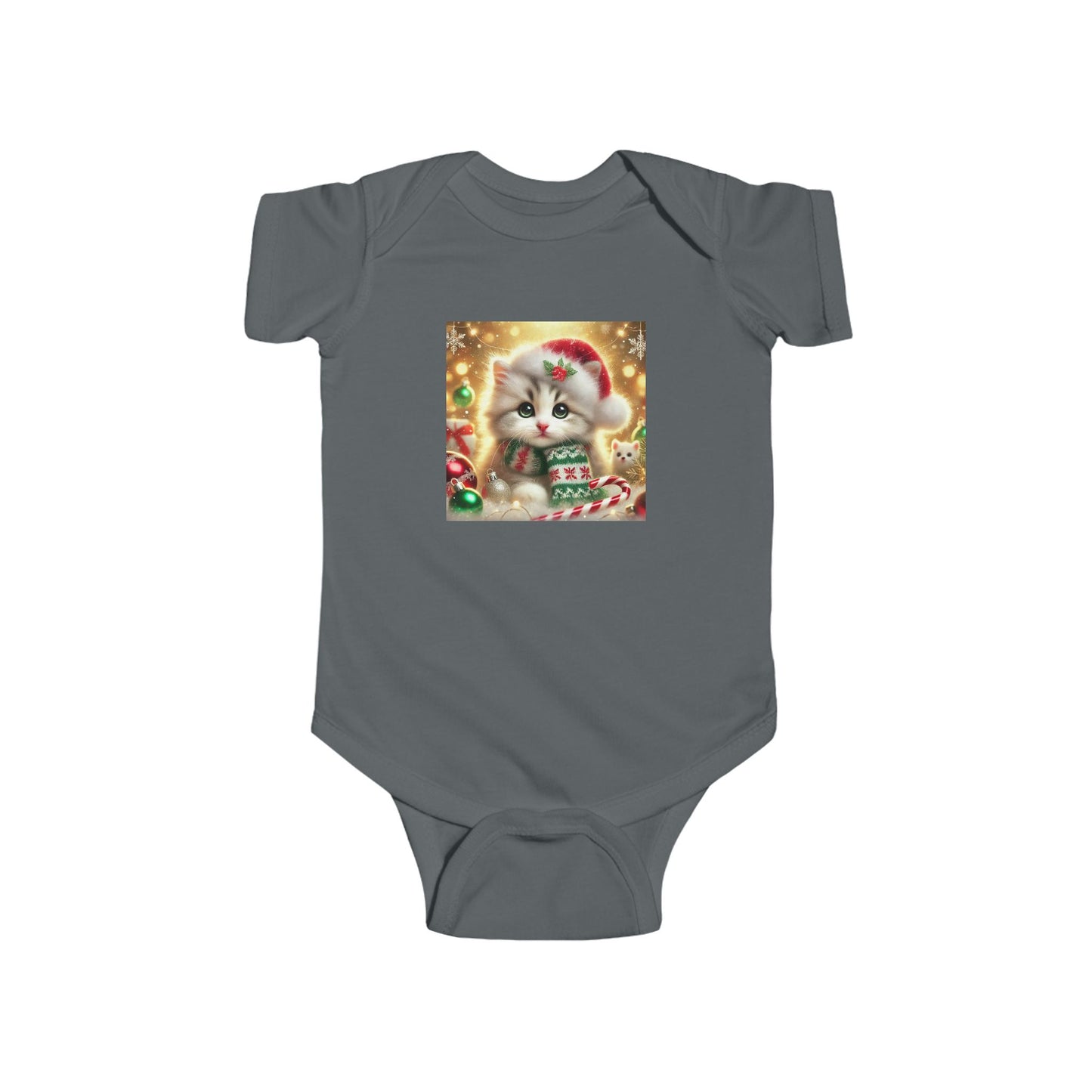 Purr-fectly Merry Christmas - Infant Fine Jersey Bodysuit