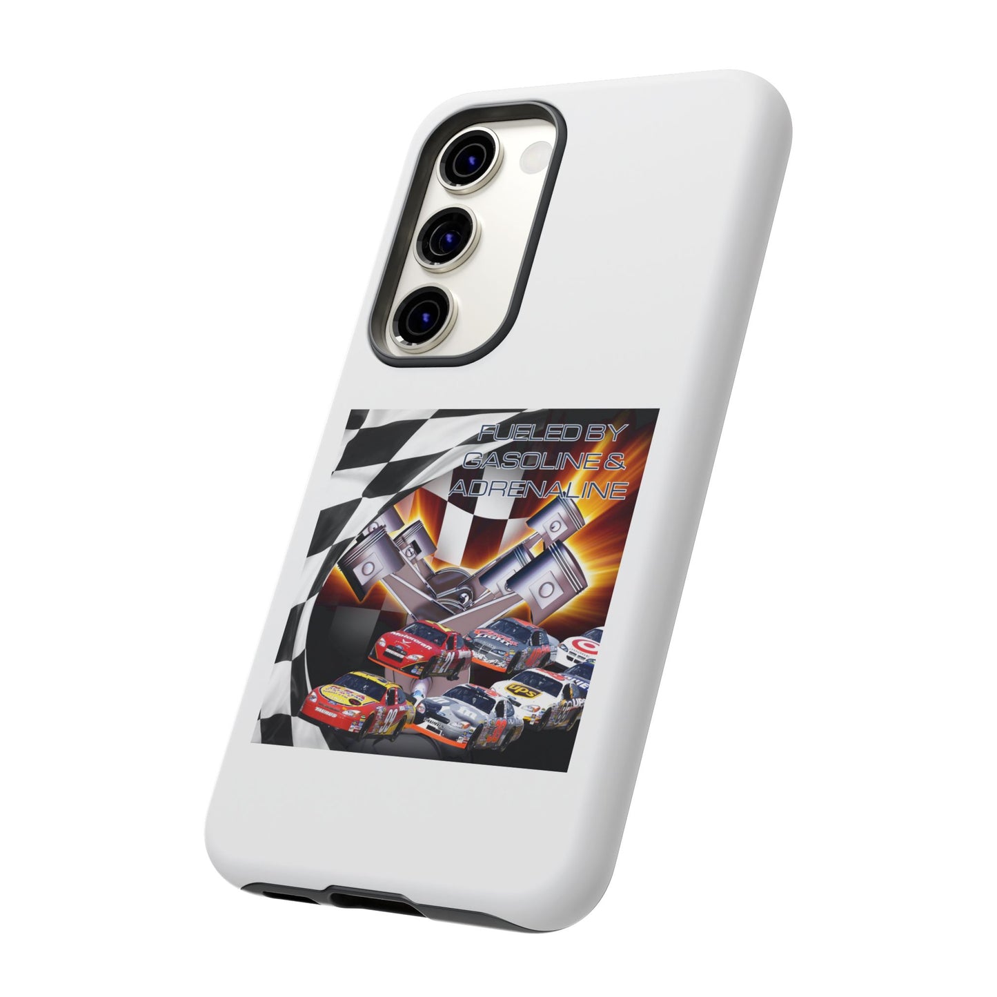 Fueled by Gasoline & Adrenaline - Tough Phone Case