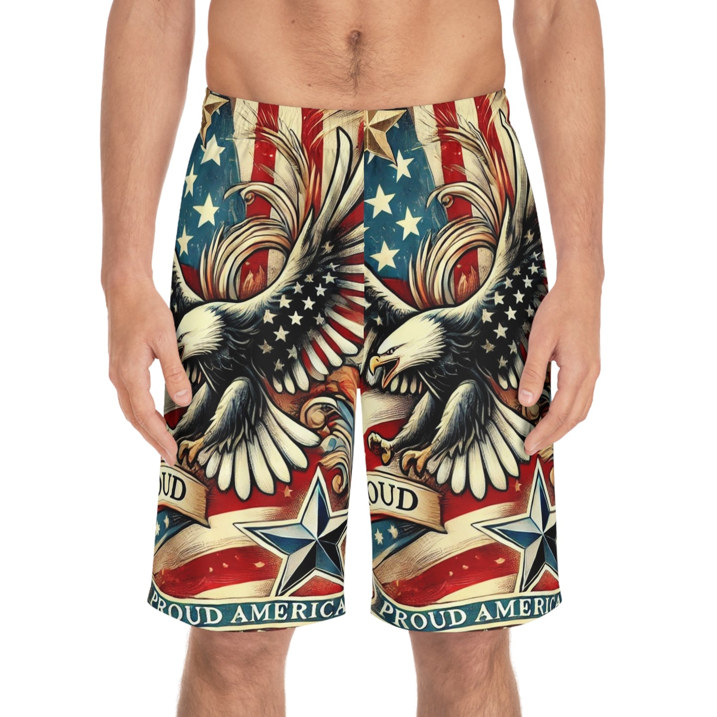 Stars of Freedom - Men's Board Shorts