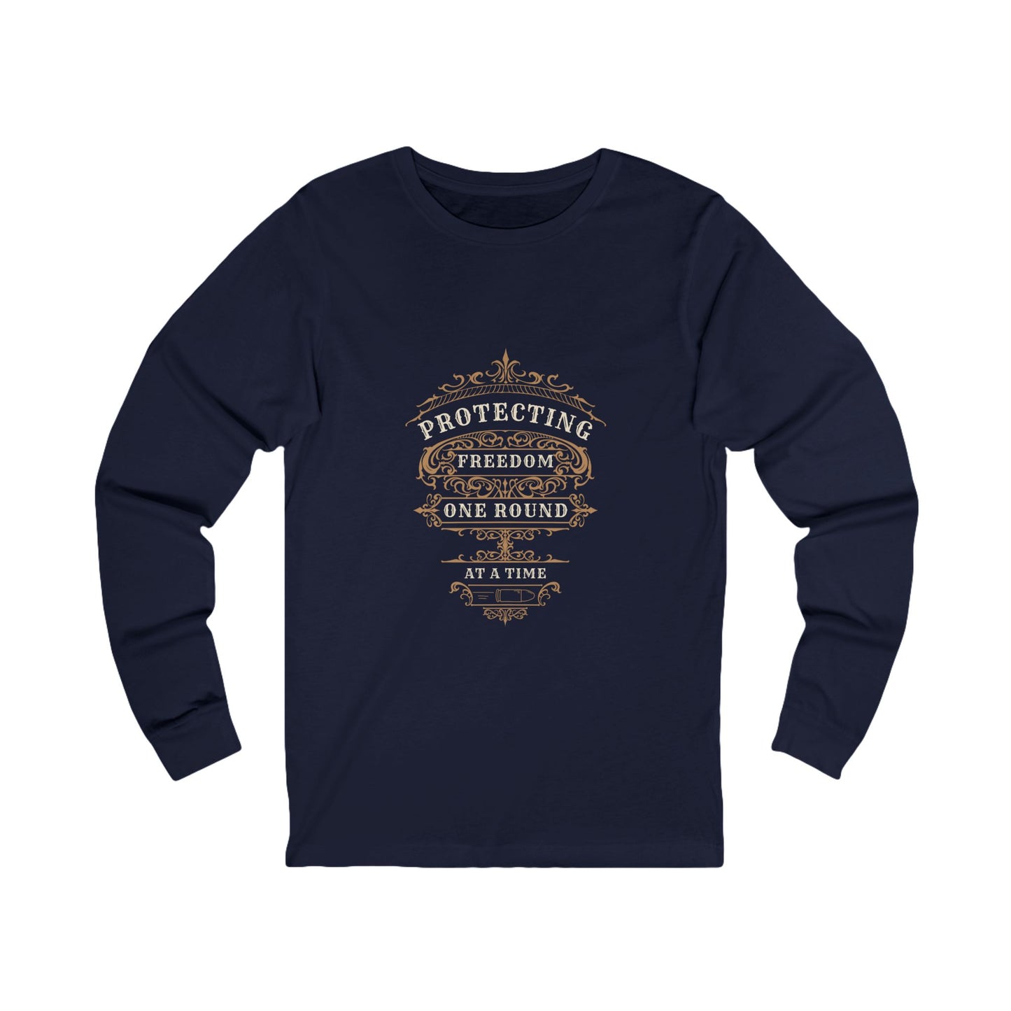 Protecting Freedom, One Round at a Time - Unisex Jersey Long Sleeve Tee