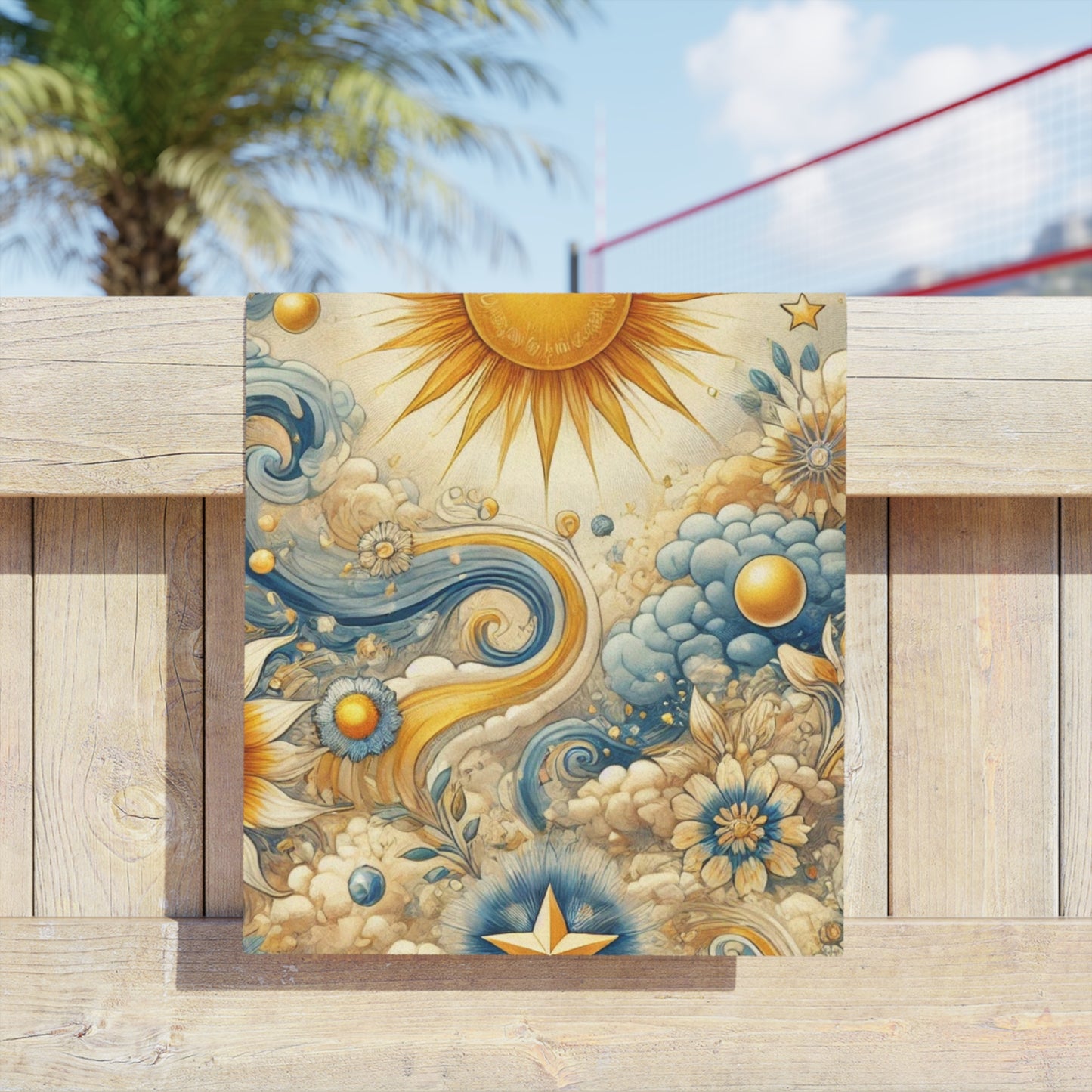 Celestial Radiance - Beach Towels