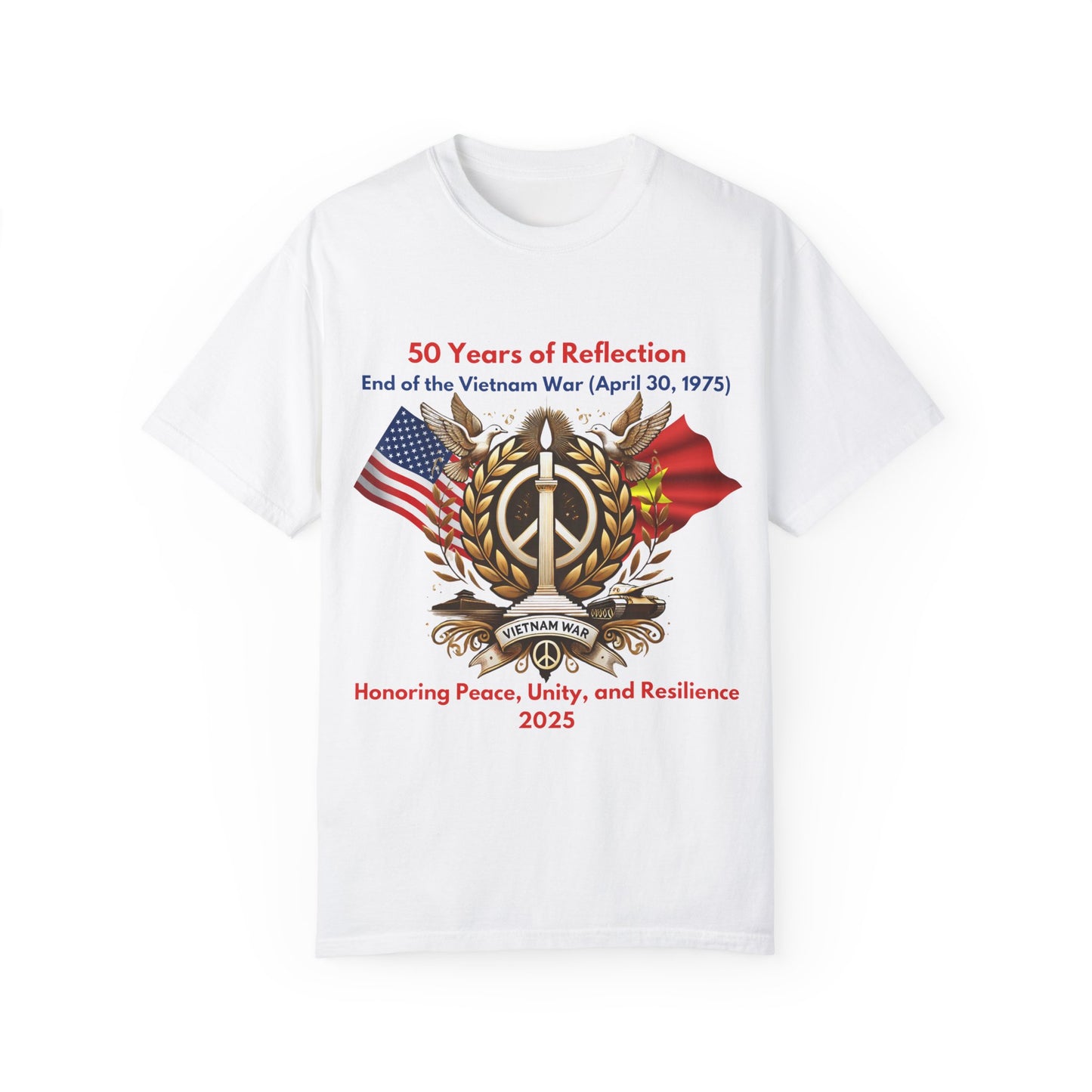 Legacy of Peace - Unisex Garment-Dyed T-shirt