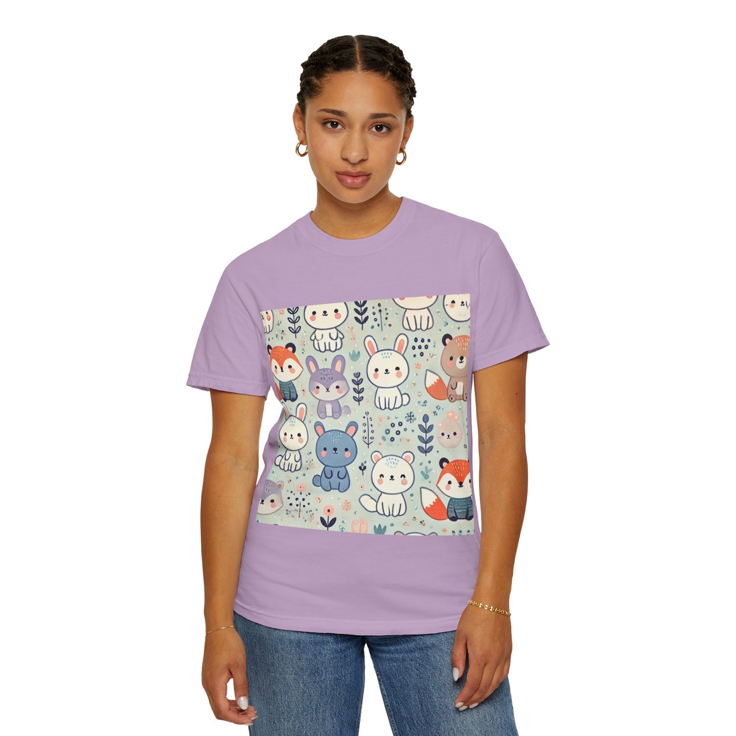 Whimsical Companions - Unisex Garment-Dyed T-shirt