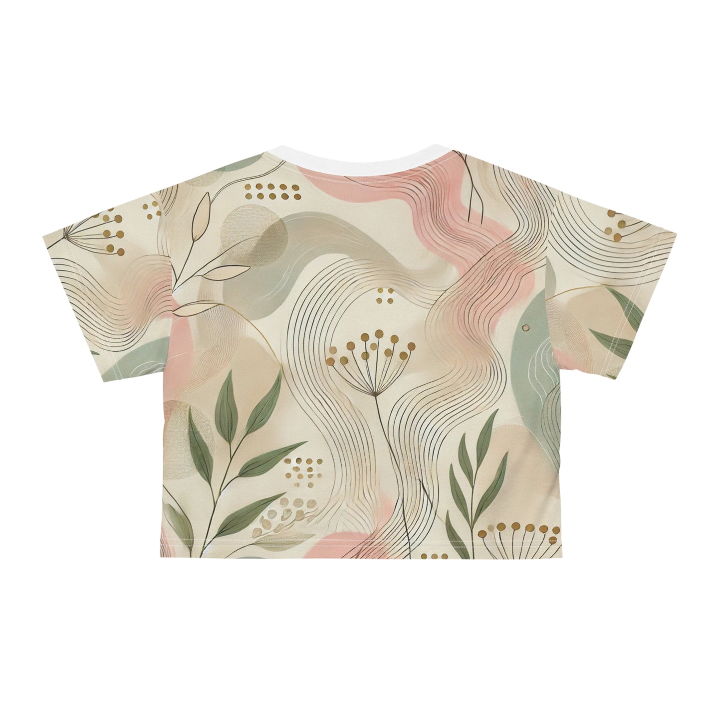 Botanical Breeze - Crop Tee