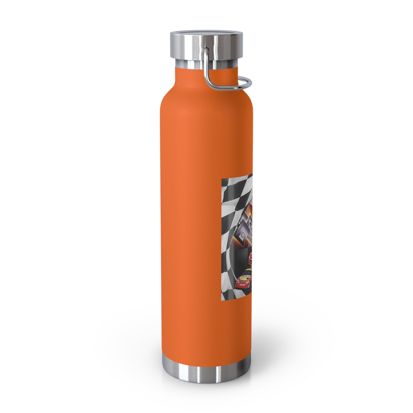 Fueled by Gasoline & Adrenaline - Copper Vacuum Insulated Bottle, 22oz