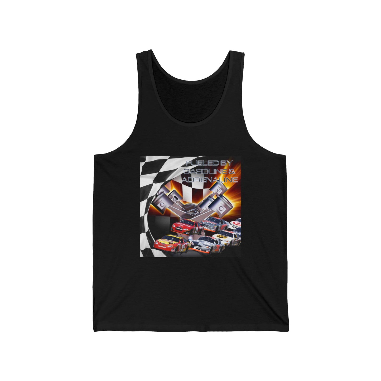 Fueled by Gasoline & Adrenaline - Unisex Jersey Tank