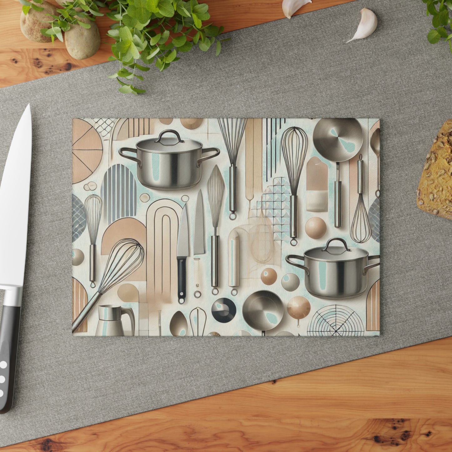 Culinary Harmony - Glass Cutting Board