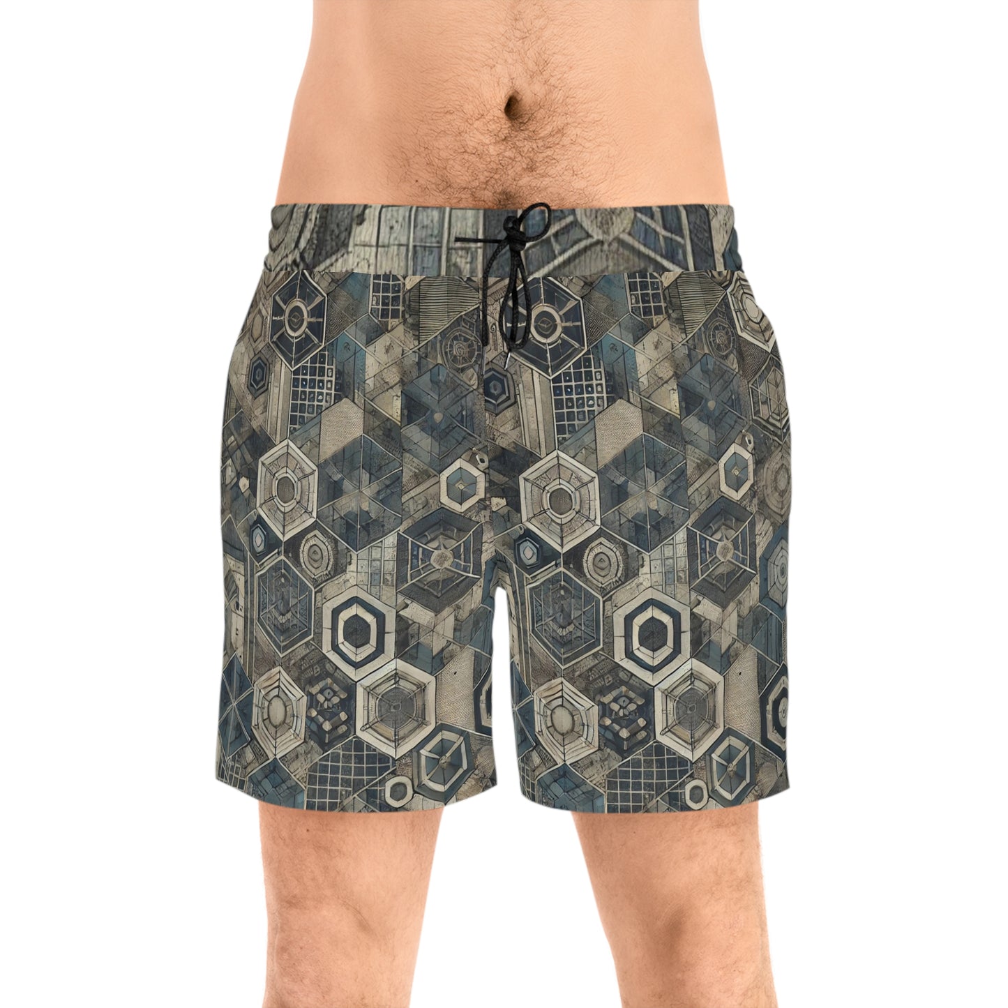 Modern Odyssey - Men's Mid-Length Swim Shorts