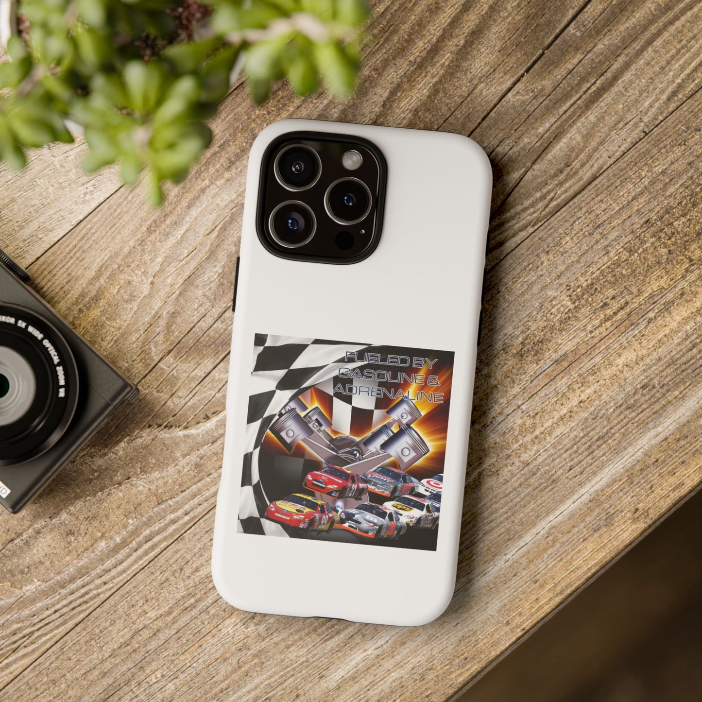 Fueled by Gasoline & Adrenaline - Tough Phone Case