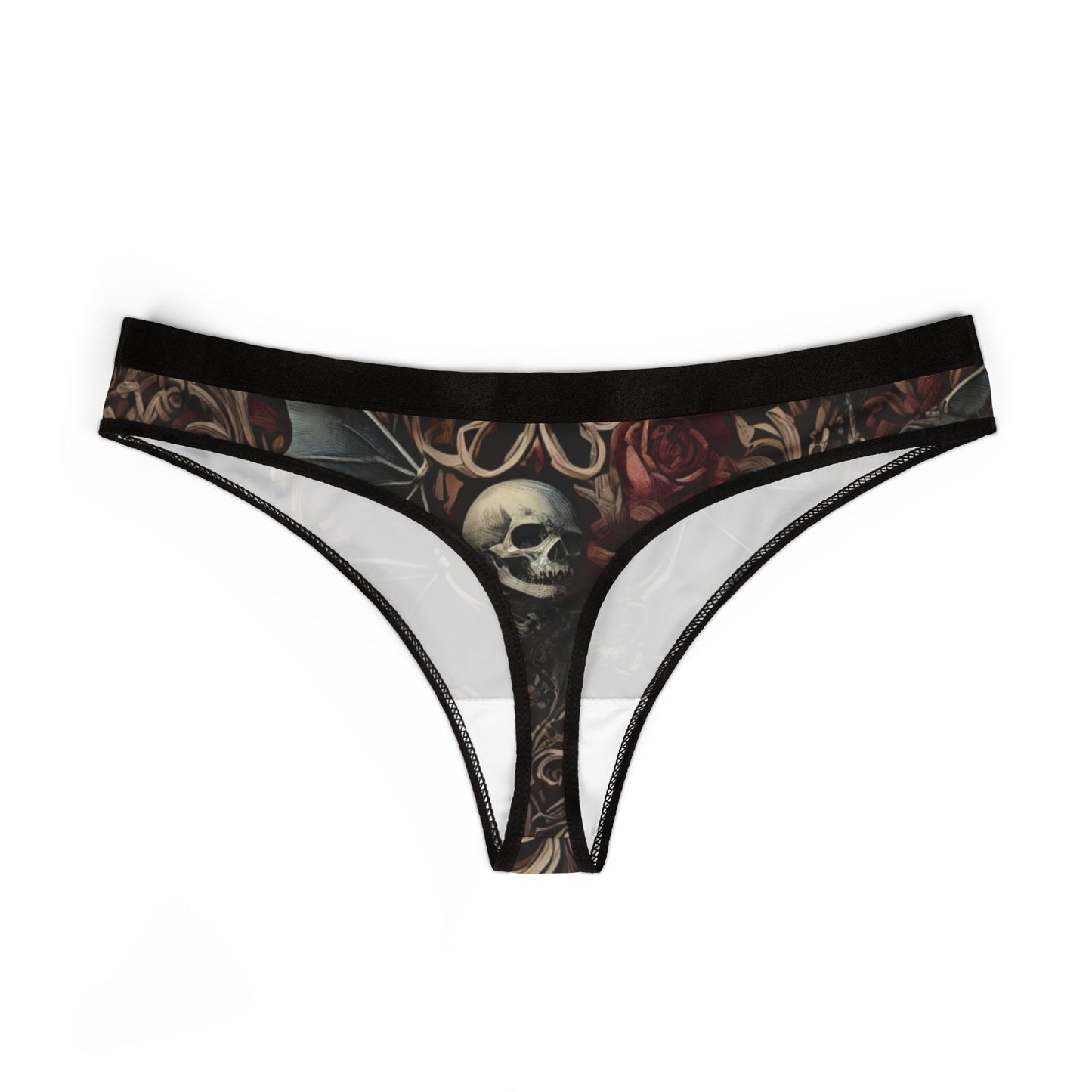 Nocturnal Elegy - Women's Thongs (AOP)