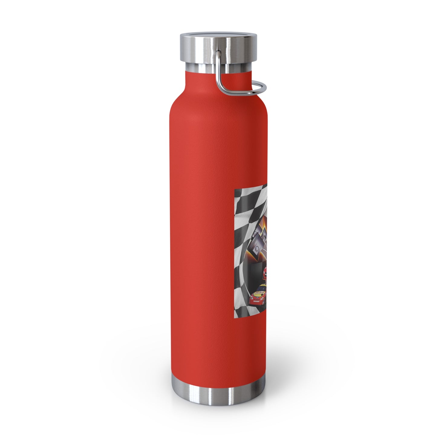 Fueled by Gasoline & Adrenaline - Copper Vacuum Insulated Bottle, 22oz