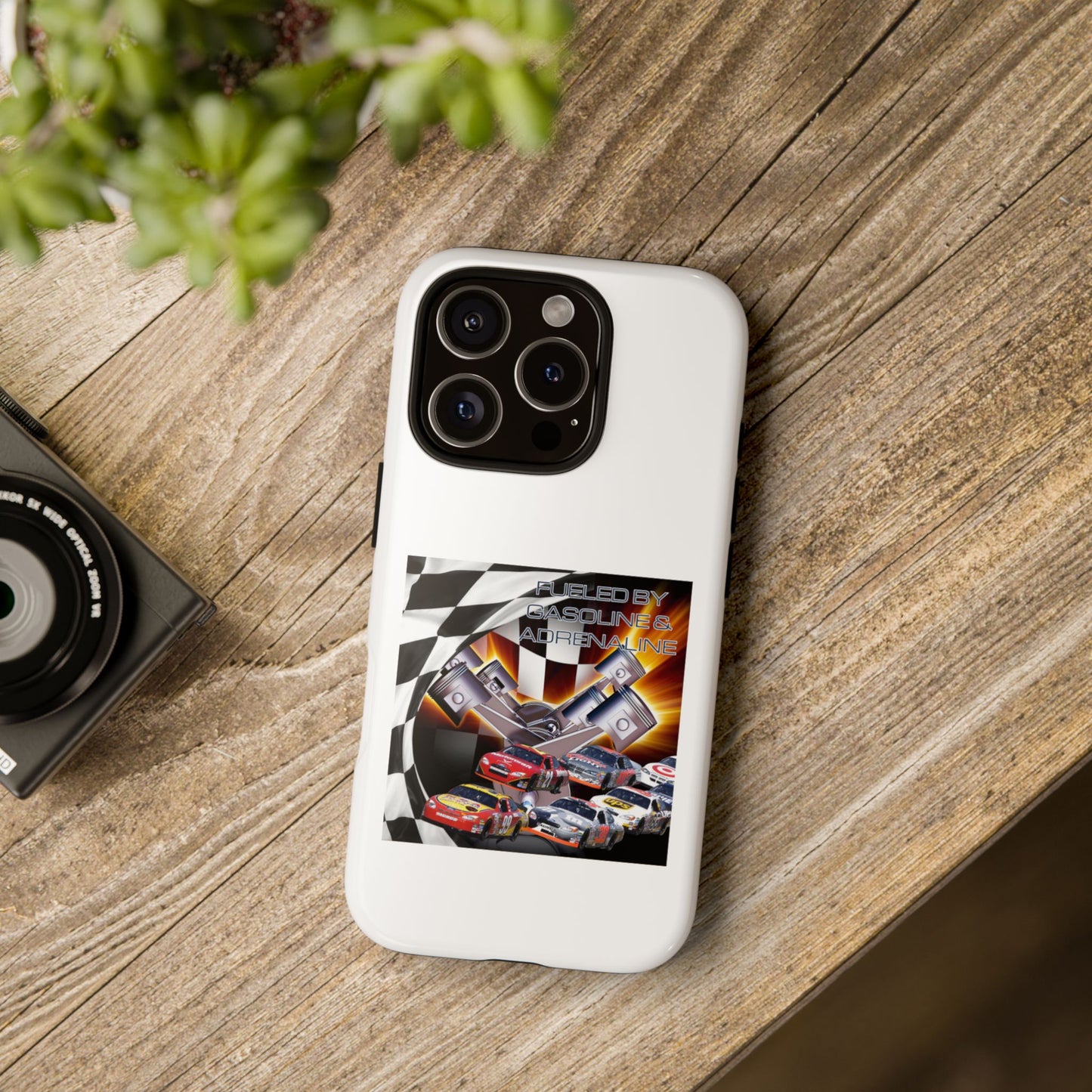 Fueled by Gasoline & Adrenaline - Tough Phone Case