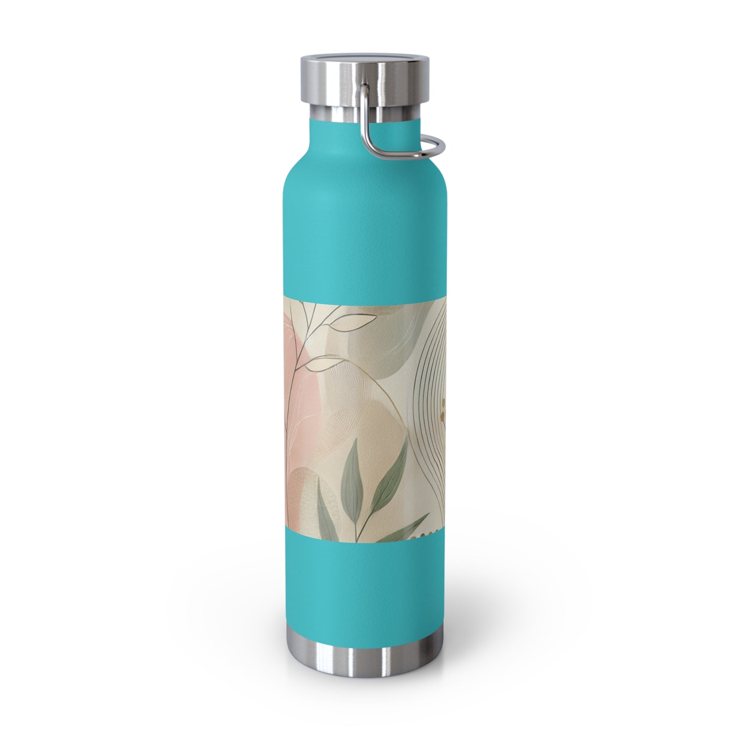 Botanical Breeze - Copper Vacuum Insulated Bottle, 22oz