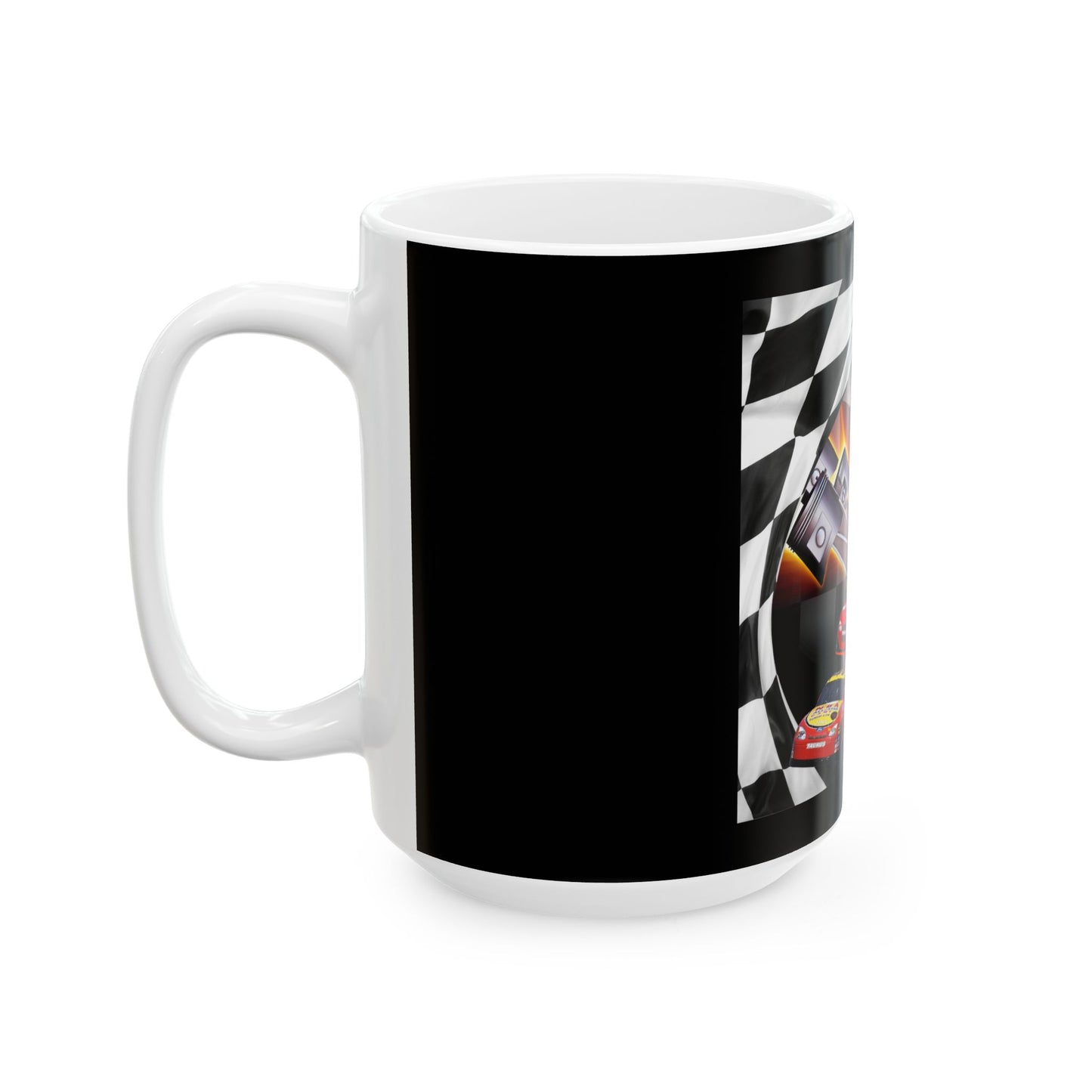 Fueled by Gasoline & Adrenaline - Ceramic Mug, (11oz, 15oz)