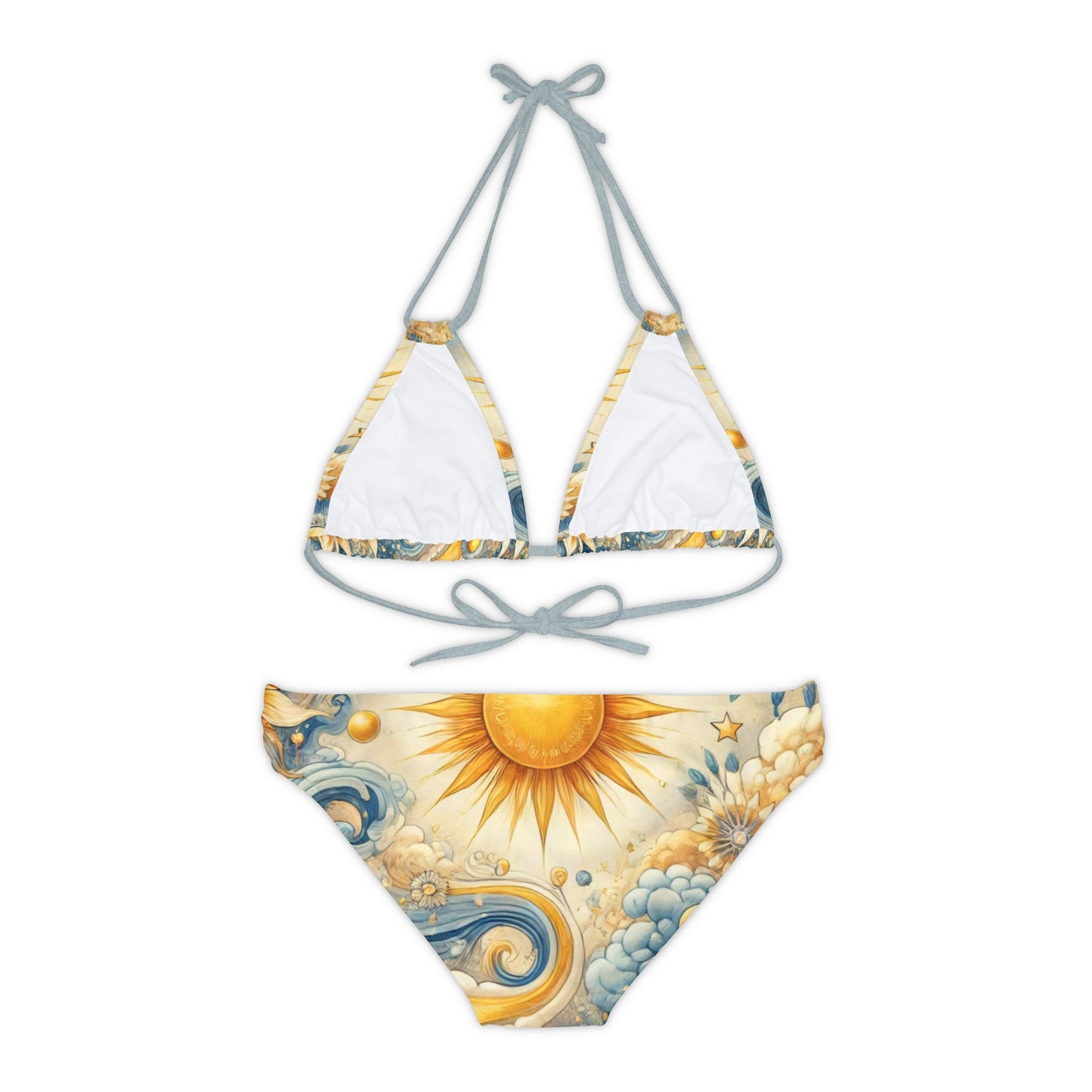 Celestial Radiance - Strappy Bikini Set