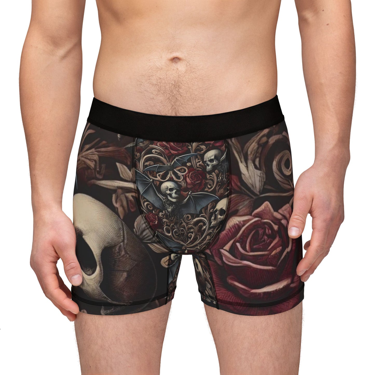 Nocturnal Elegy - Men's Boxers (AOP)