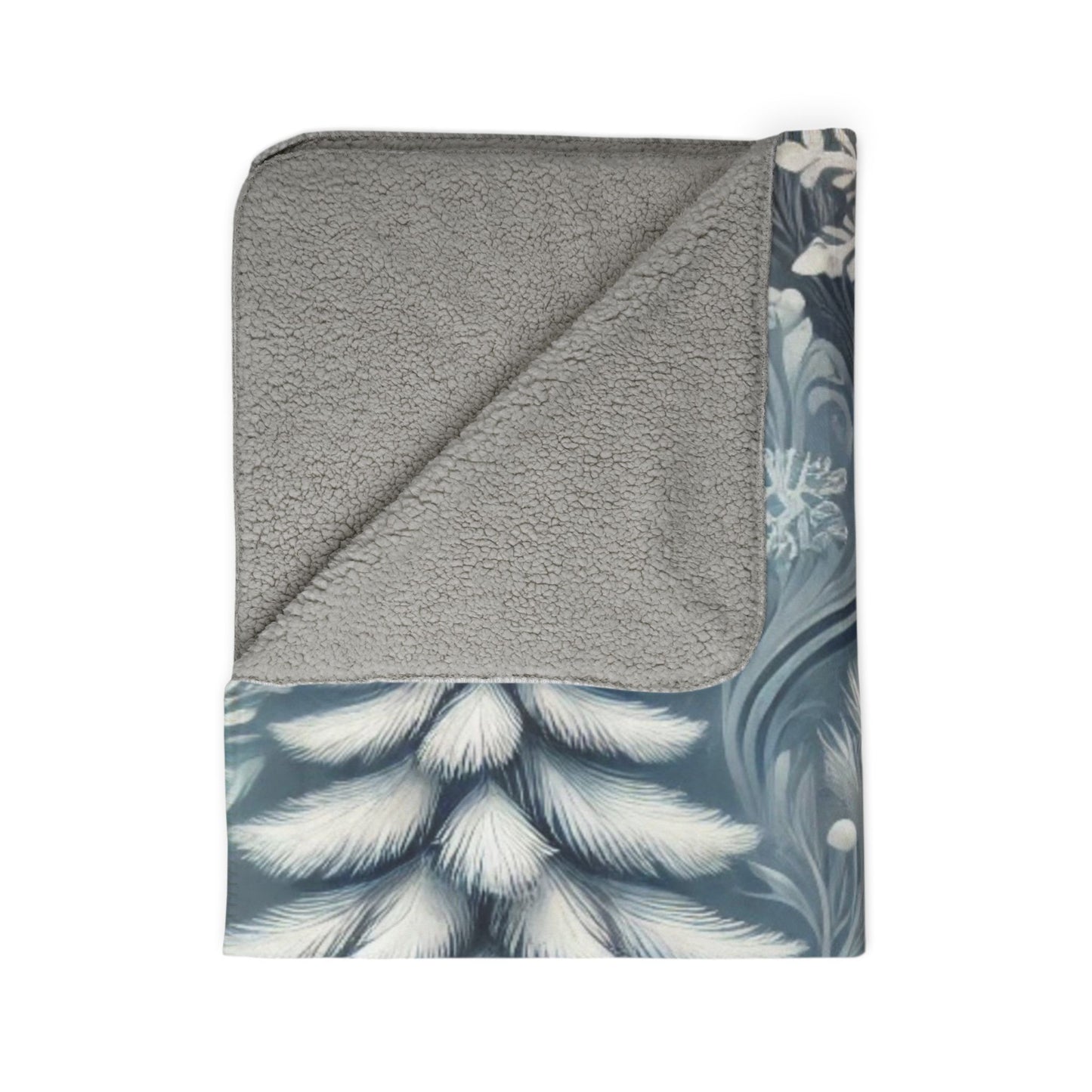 Whispers of Winter - Fleece Sherpa Blanket