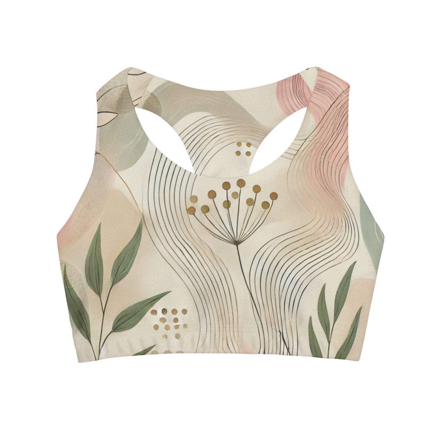 Botanical Breeze - Girls' Swimsuit Crop Top (AOP)