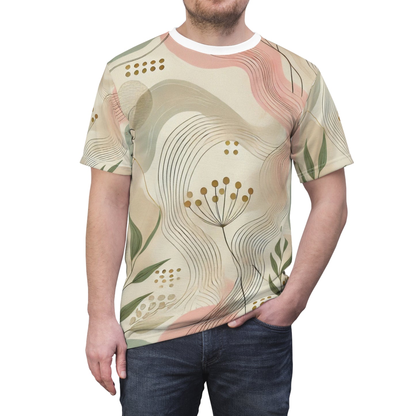 Botanical Breeze - Unisex Cut & Sew Tee (AOP)