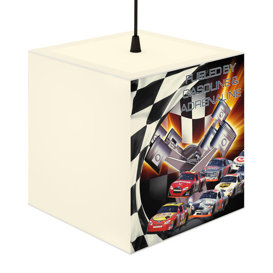 Fueled by Gasoline & Adrenaline - Light Cube Lamp