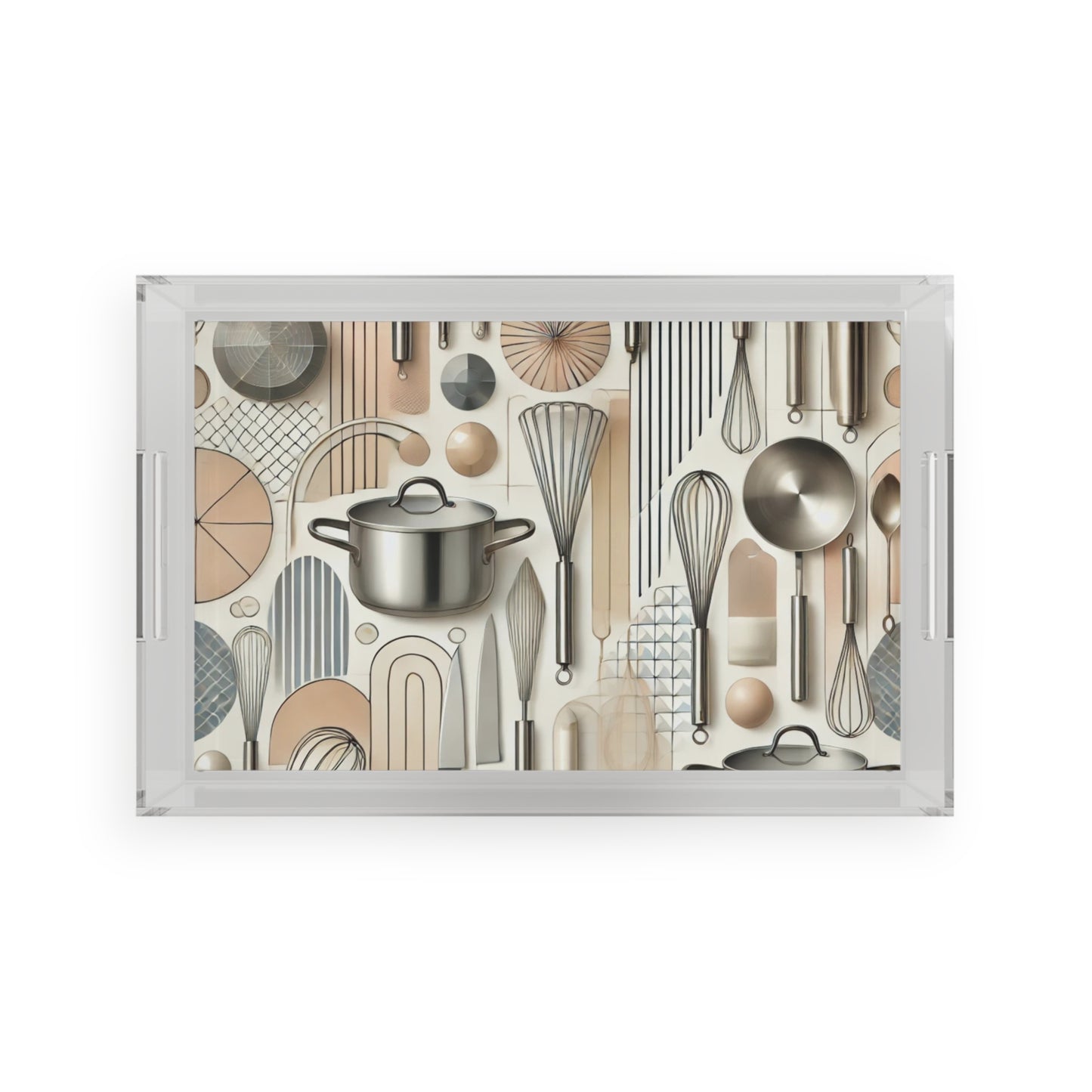 Culinary Harmony - Acrylic Serving Tray