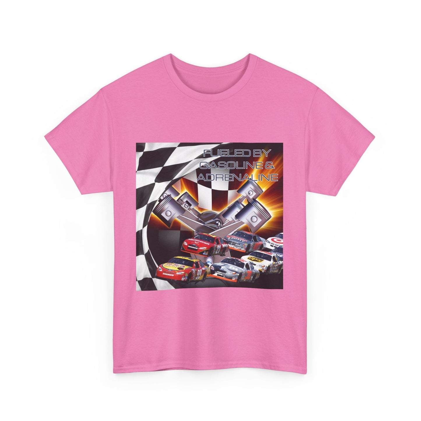 Fueled by Gasoline & Adrenaline - Unisex Heavy Cotton Tee T-Shirt