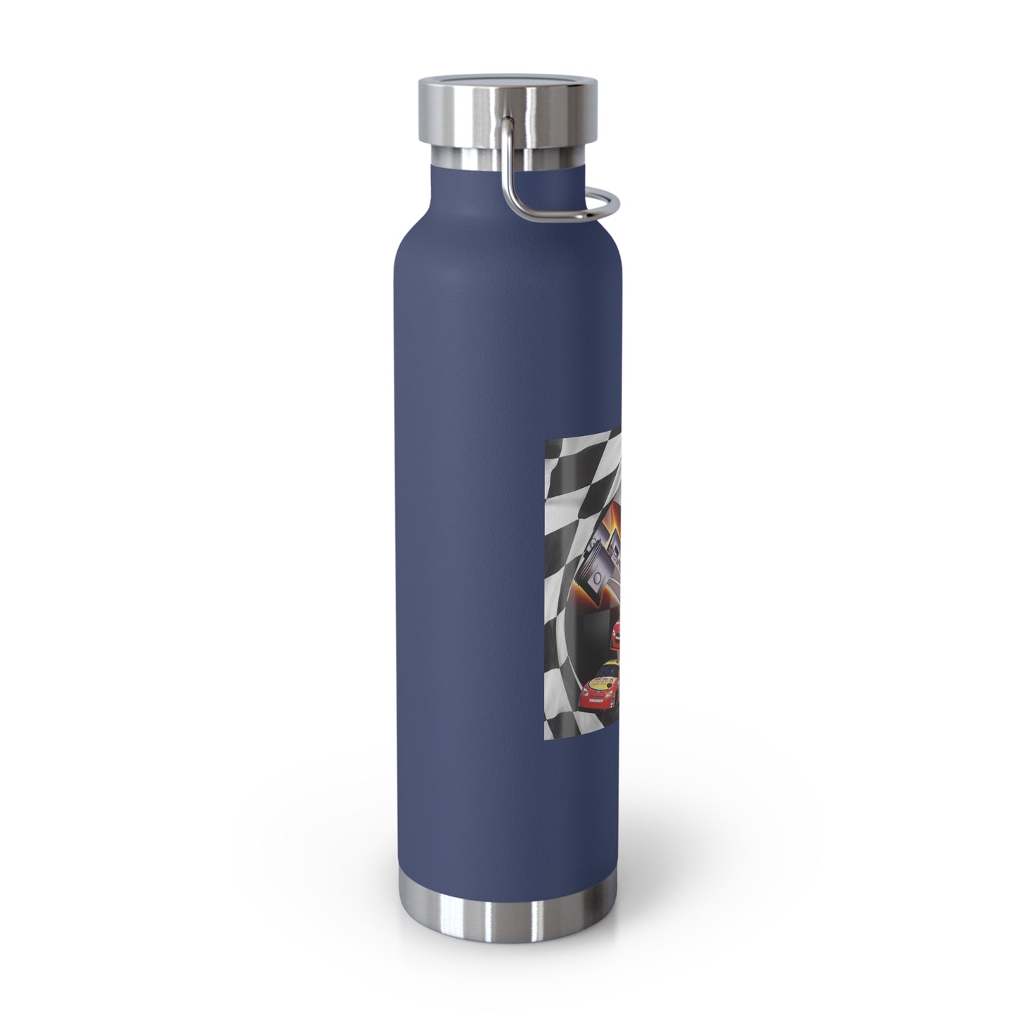 Fueled by Gasoline & Adrenaline - Copper Vacuum Insulated Bottle, 22oz