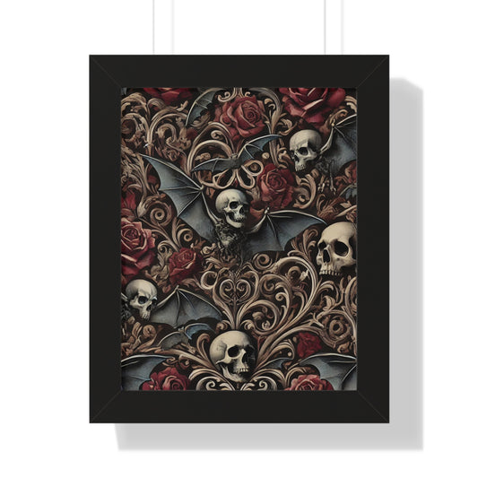 Nocturnal Elegy - Framed Vertical Poster