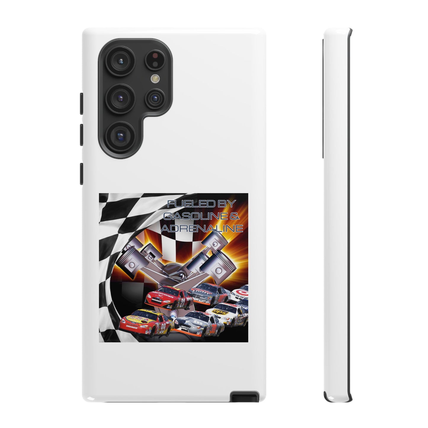 Fueled by Gasoline & Adrenaline - Tough Phone Case