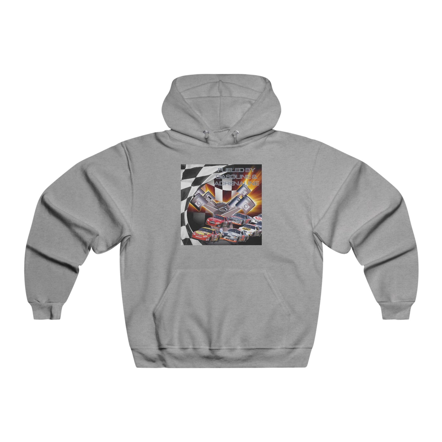 Fueled by Gasoline & Adrenaline - Men's NUBLEND® Hooded Sweatshirt