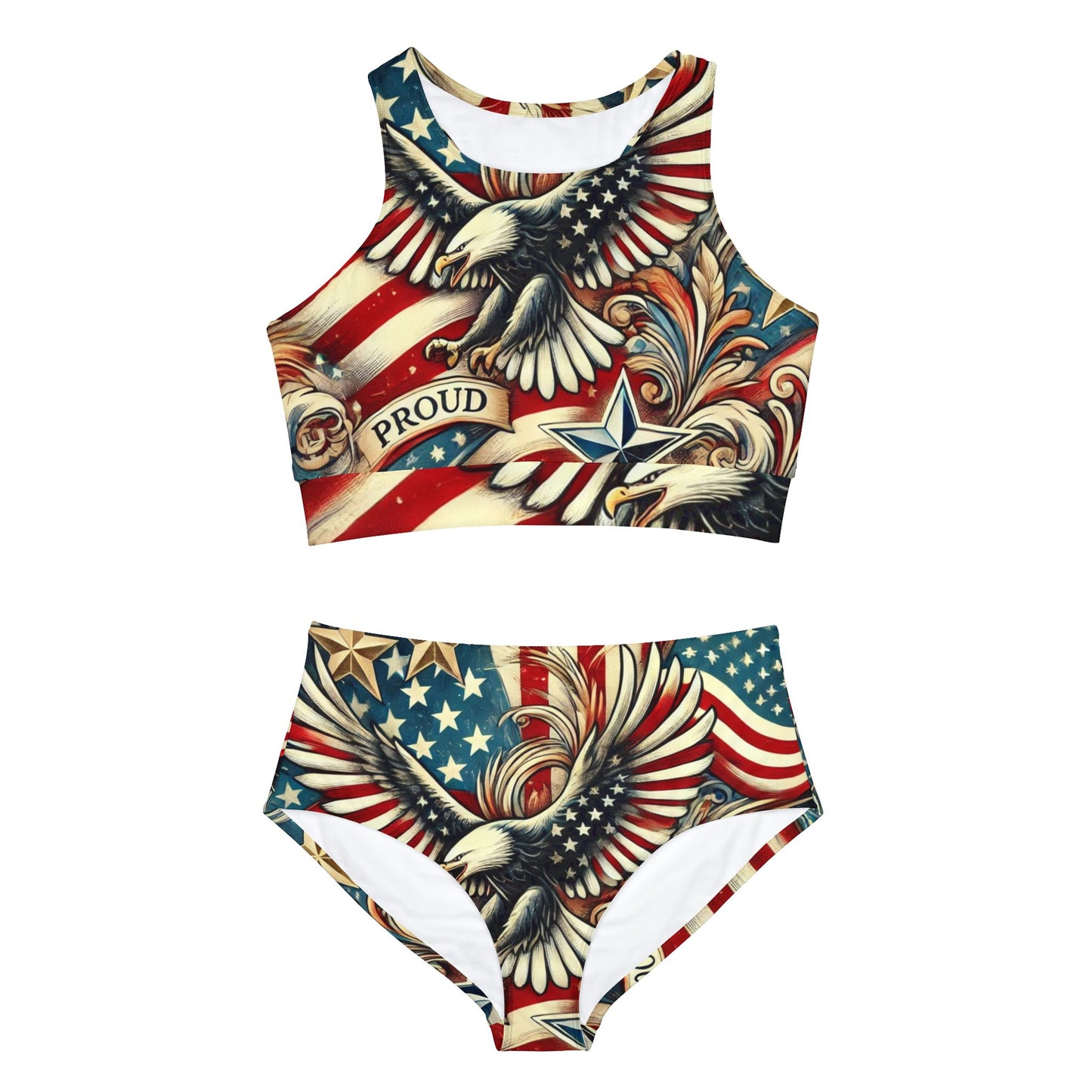 Stars of Freedom - Sporty Bikini Set