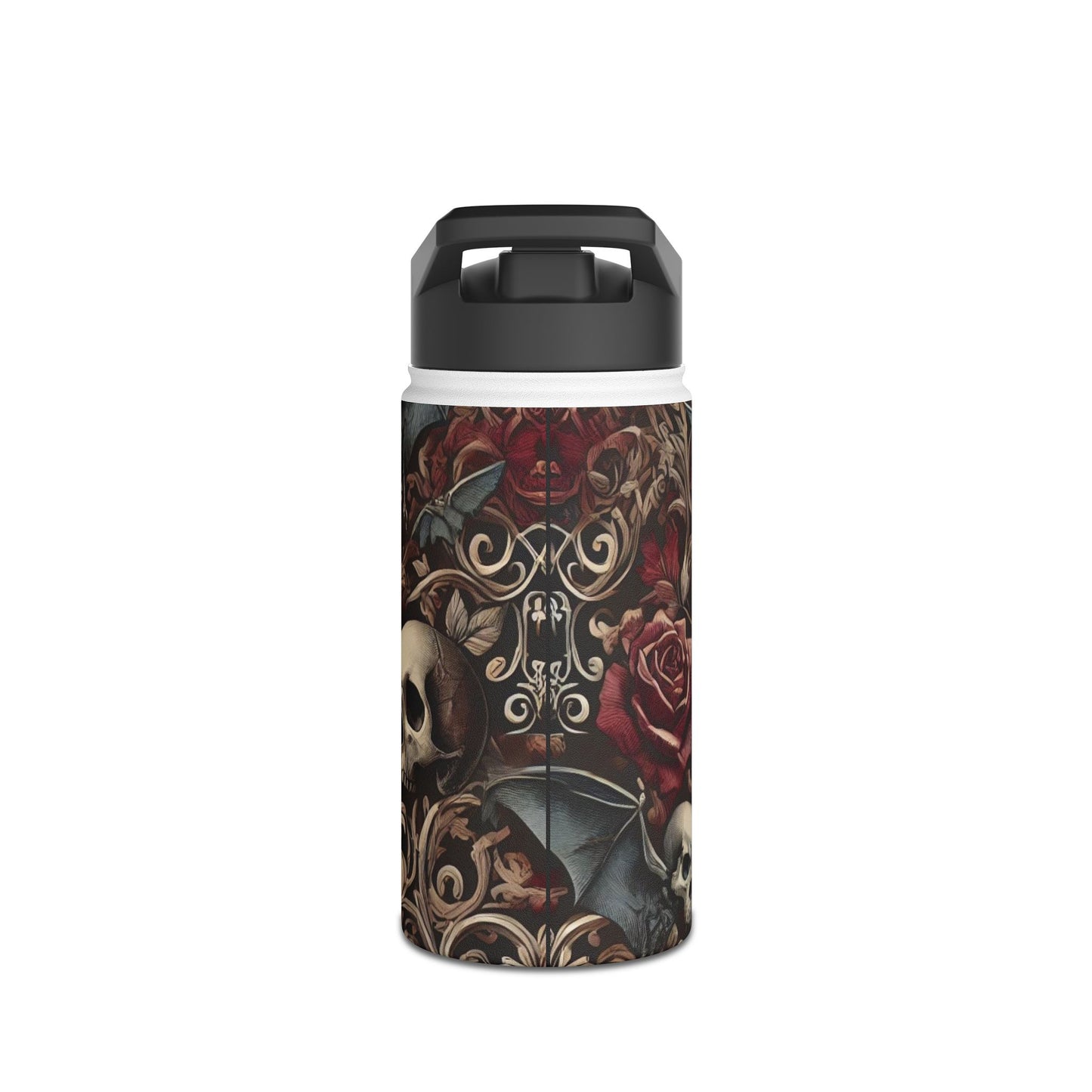 Nocturnal Elegy - Stainless Steel Water Bottle, Standard Lid