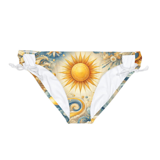 Celestial Radiance - Loop Tie Side Bikini Bottom