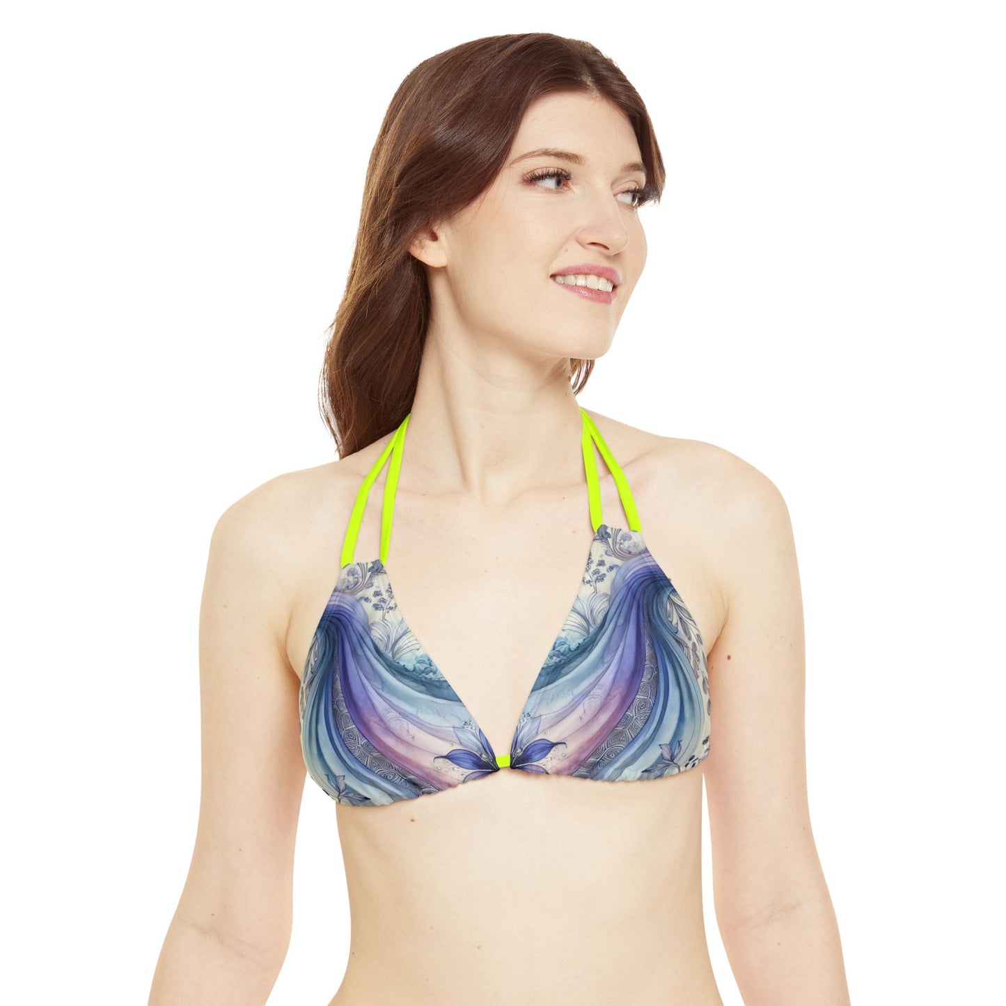 Twilight Bloom - Strappy Bikini Set (AOP)