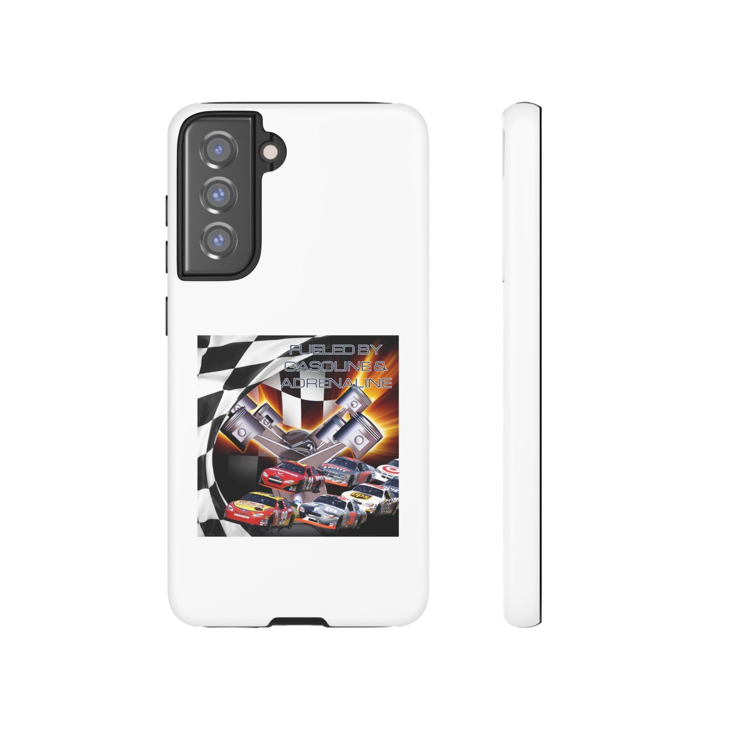 Fueled by Gasoline & Adrenaline - Tough Phone Case