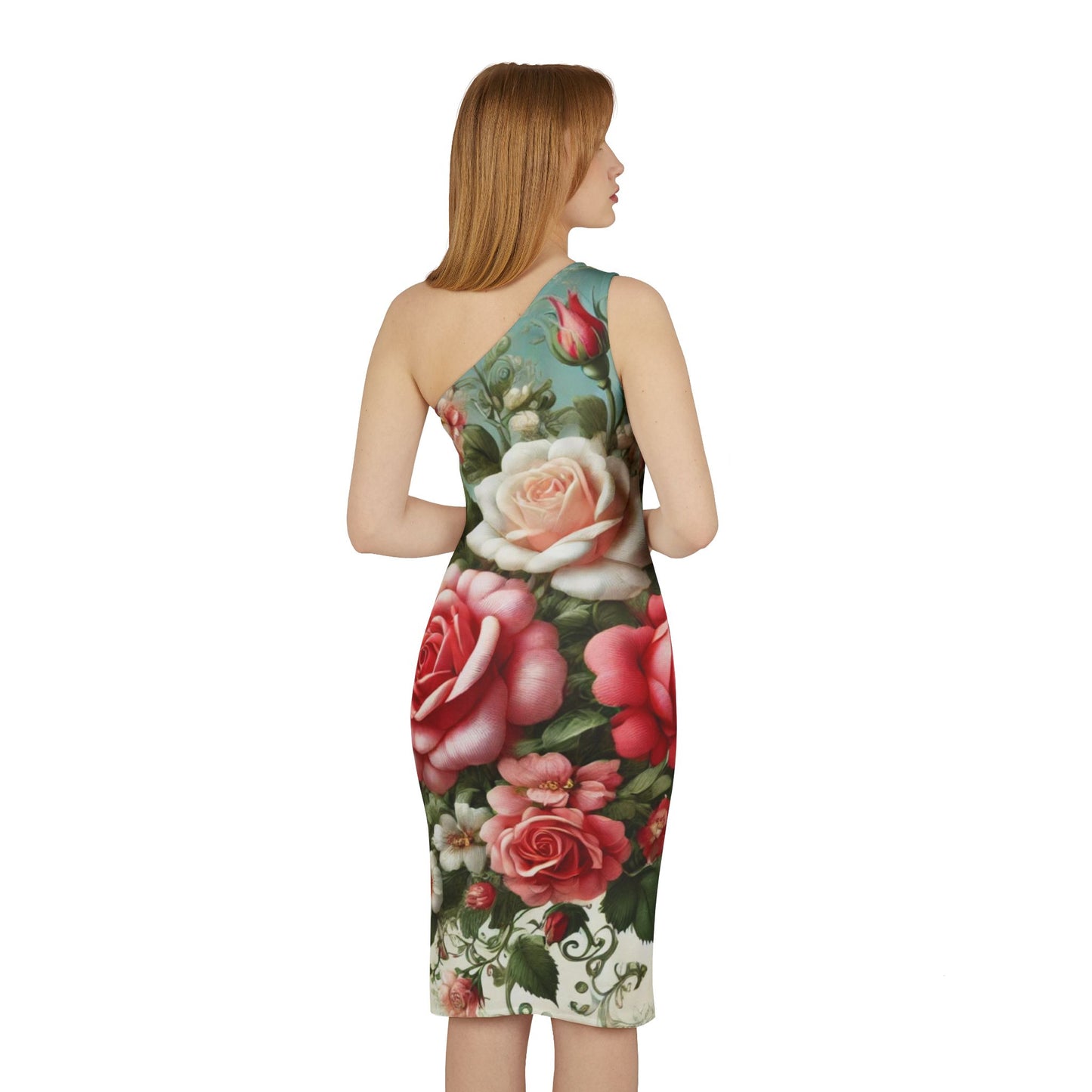 Rose Reverie - Shoulder Dress