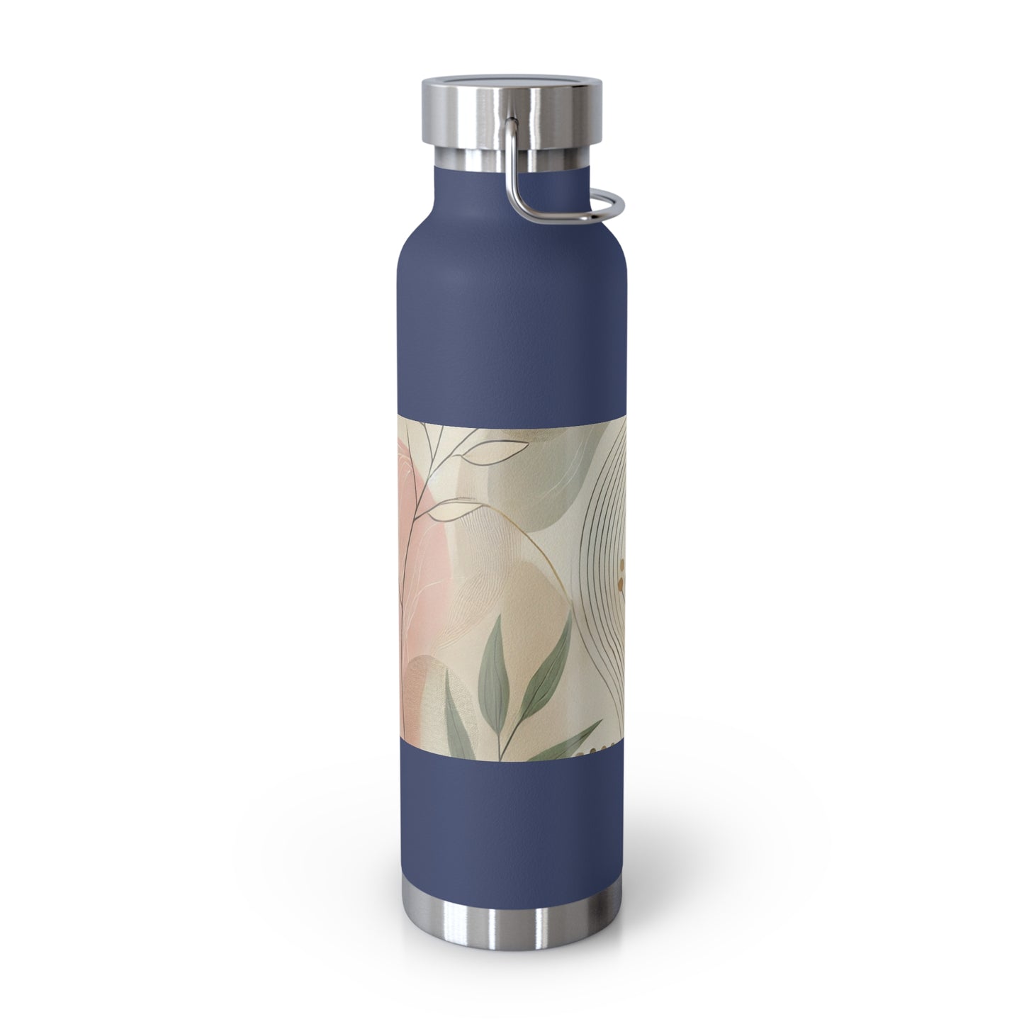 Botanical Breeze - Copper Vacuum Insulated Bottle, 22oz