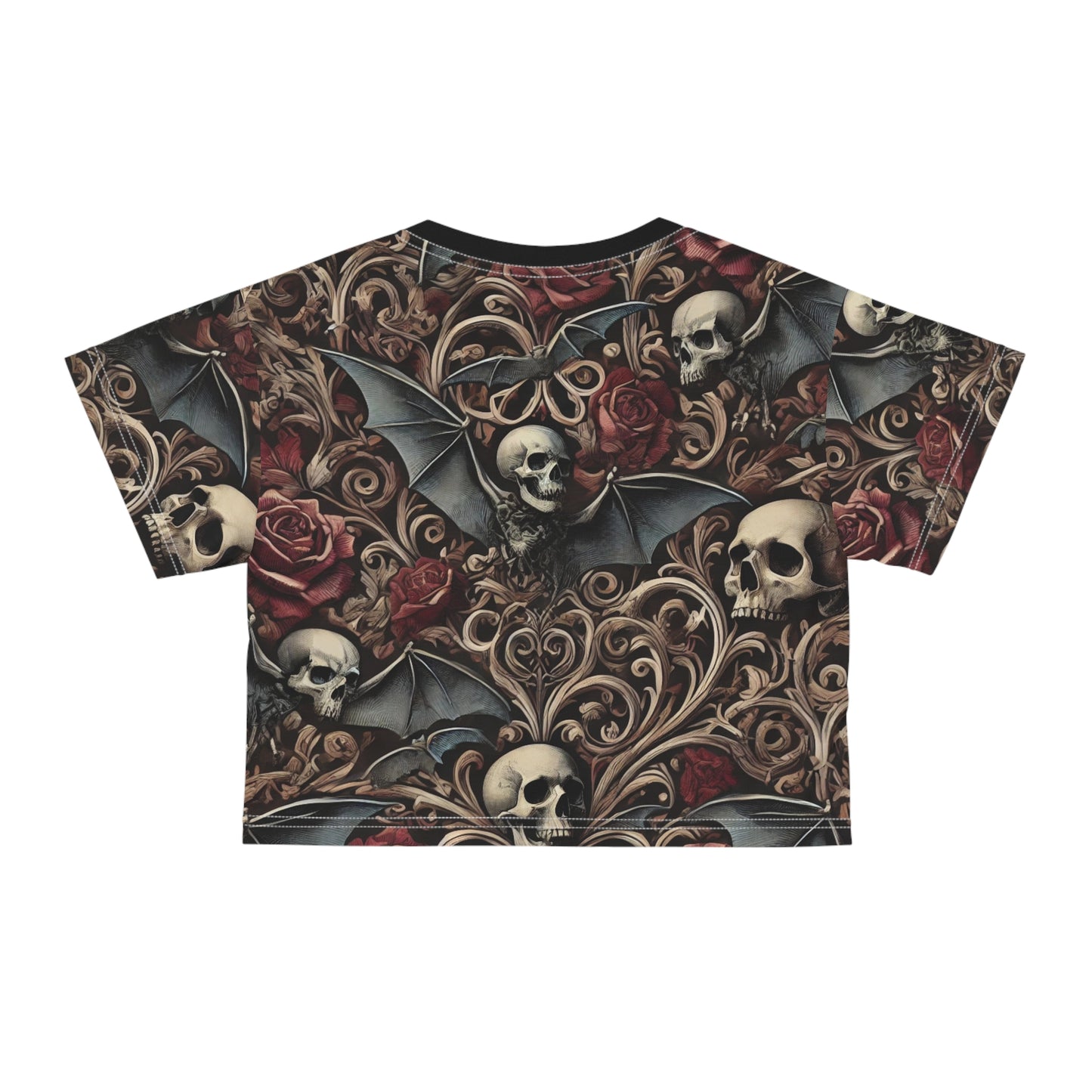 Nocturnal Elegy - Crop Tee (AOP)