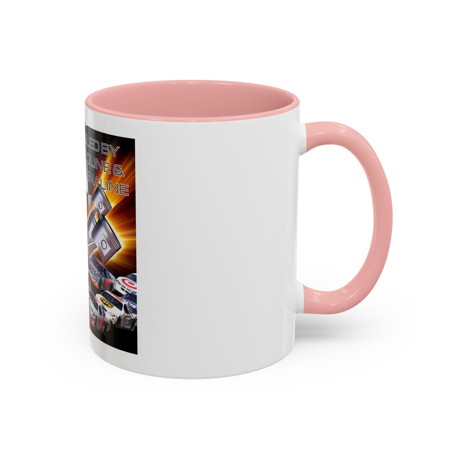 Fueled by Gasoline & Adrenaline - Accent Coffee Mug (11, 15oz)