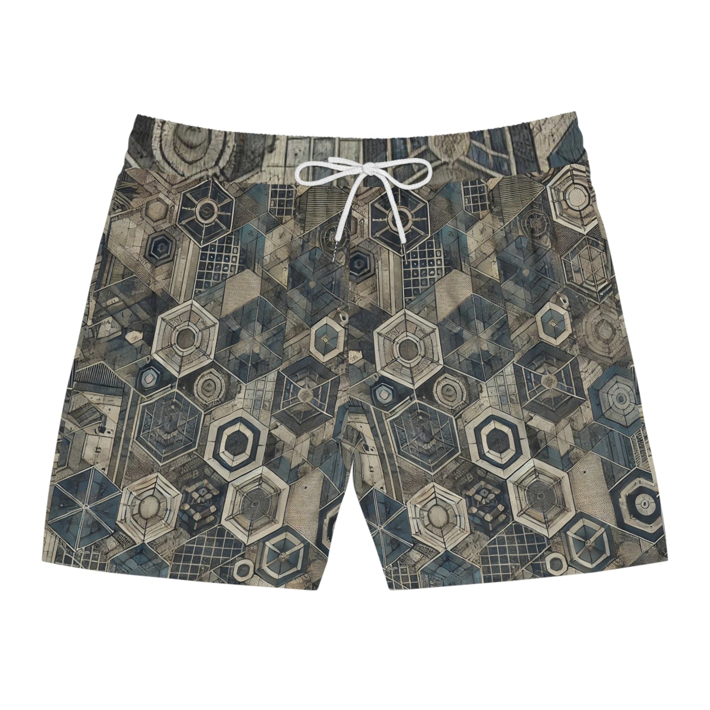 Modern Odyssey - Men's Mid-Length Swim Shorts