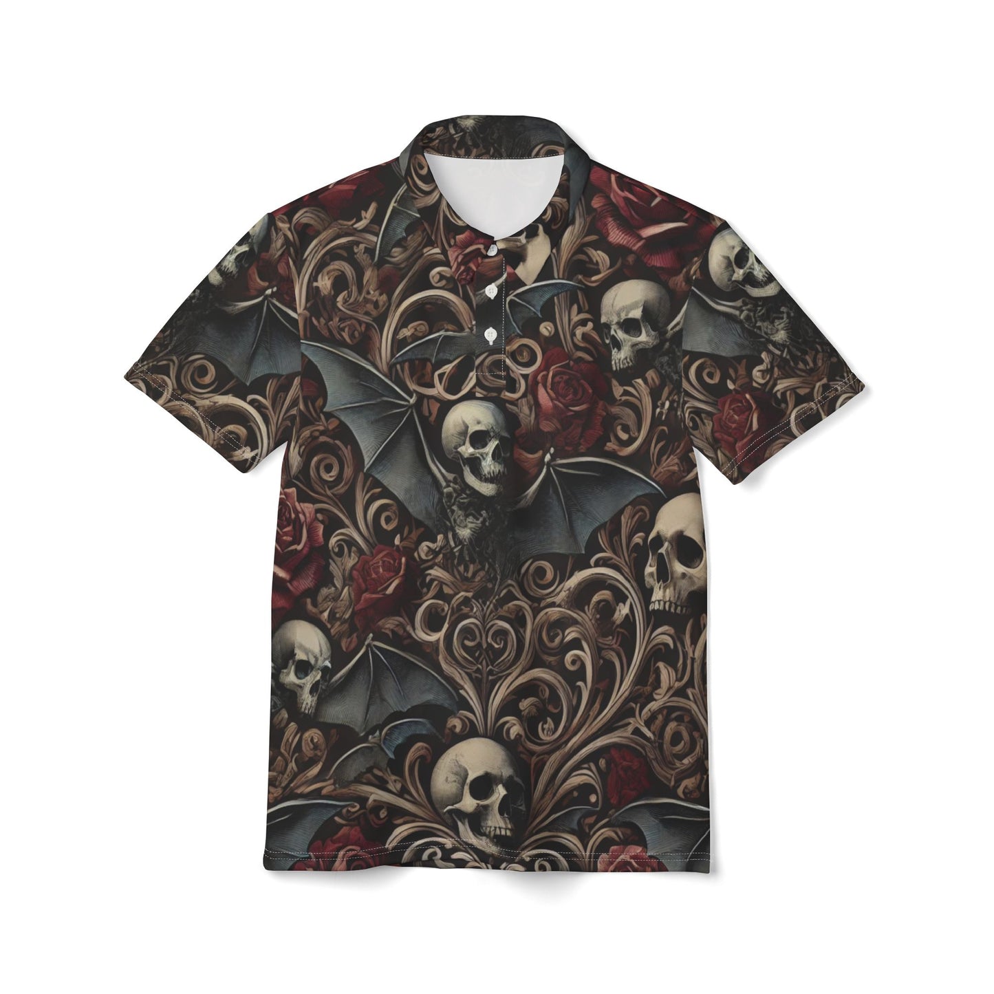 Nocturnal Elegy - Unisex Polo Shirt (AOP)